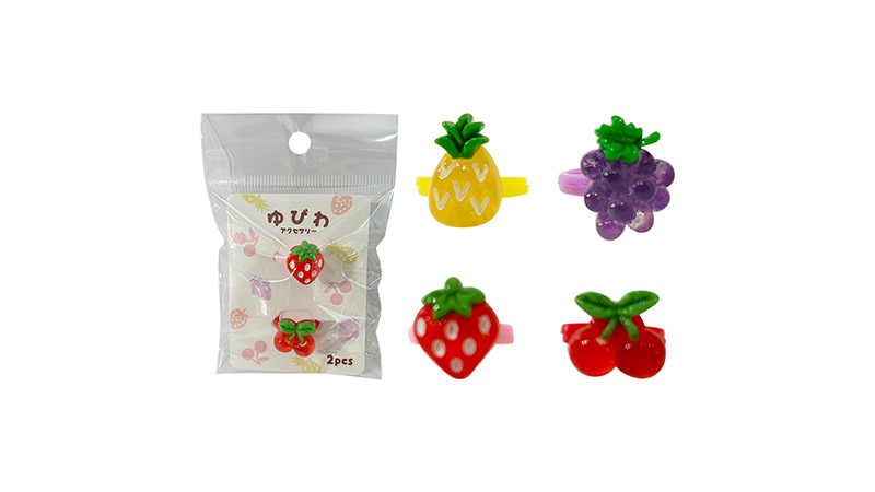 ゆびわ　フルーツ２Ｐ