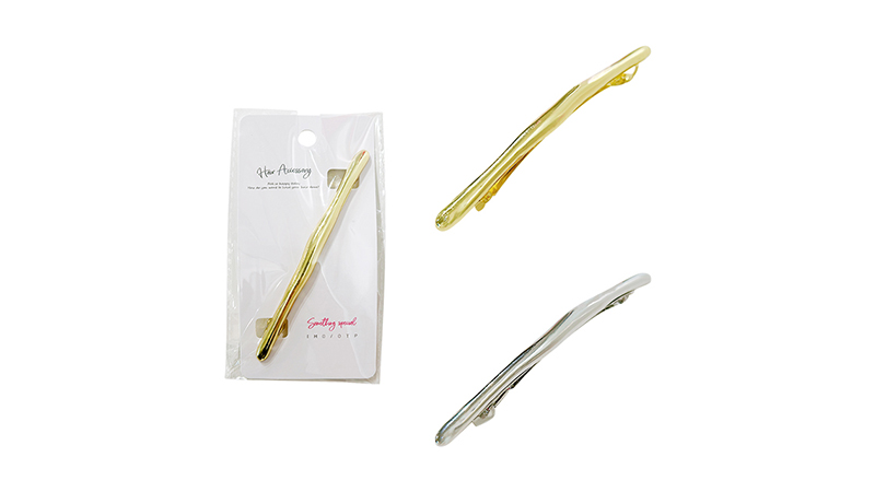 メタルヘアアクセ　バレッタ