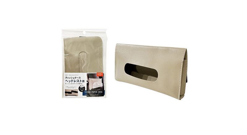 自動車ティッシュケース　ヘッドレスト