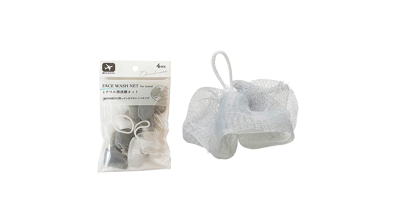 洗顔ネット４Ｐ　トラベル用