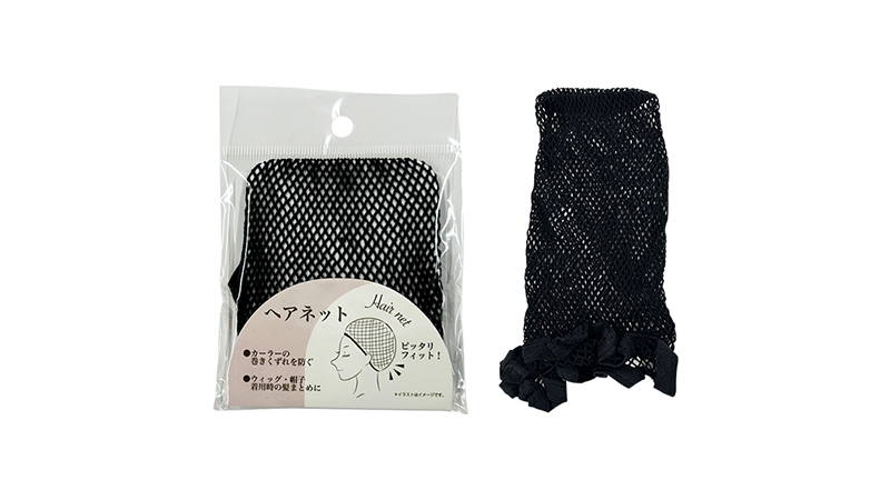 ヘアネット　黒